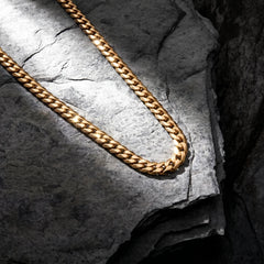 Thick Spiral Gold Chain for Men